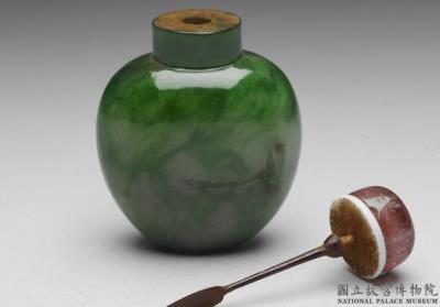 图片[3]-Jadeite snuff bottle, Qing dynasty, 18th-19th century-China Archive